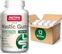 Jarrow Formule Mastic Gum 1000 mg, prehranska dopolnila za gastrointestinalno zdravstveno podporo, 120 Veggie kapsul, 60 dnevna zaloga, pakiranje po 12