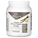 Life Extension Wellness Code® Advanced Whey Protein Isolate (Vanilla), kreatin, glutamin, Mešanica za rast mišic in imuno zdravje, brez dodanega sladkorja, Gluten Free, Non-GMO, 454 Grams, 20 Servinges