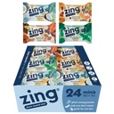 Zing Kids Protein Bars Variety Pack, Gluten Free 100 Calorie Mini Bars z visokimi beljakovinami, Vegan Nutrition Bars, Dairy Free Plant Based Protein - 24 št