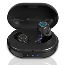 Slušni pripomočki za seniorje izguba sluha,zadostna pomoč za zaslišanje s preklicem hrupa, ojačevalec sluha z Oval Charging Case, črna