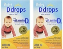D kapljice Baby kapljice rumeno (paket z 2)