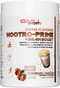 GMU SPORT Nootro-Prime Brain Boost - Focus Brain Supplement - Gobe Dodatek Powder z Alpha GPC, Nootropic Brain Supplements za spomin in fokus z Lions Mane, 30 Servings, Caramel Mocha