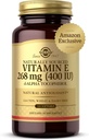 Solgar Vitamin E 268 mg (400 i.e.), 360 Alpha softgels - naravni antioksidant, kožna in imunskega sistema podpora - naravno izostreni vitamin E - Gluten Free, Dairy Free - 360 Servings