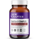 Novo poglavje Omega-3 Complex, 1000mg softgels, ribje olje dodatek Wild Aljaska Salmon za srce, možgani, oči, Joint & Skin Health Support - 30 Count