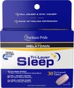 Puritan's Pride Tri Layered Sleep Tablets, 30 grof