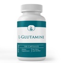 Čiste izvirne sestavine L-glutamin naravno pridobljena aminokislina, brez GMO in gluten (100 kapsul)