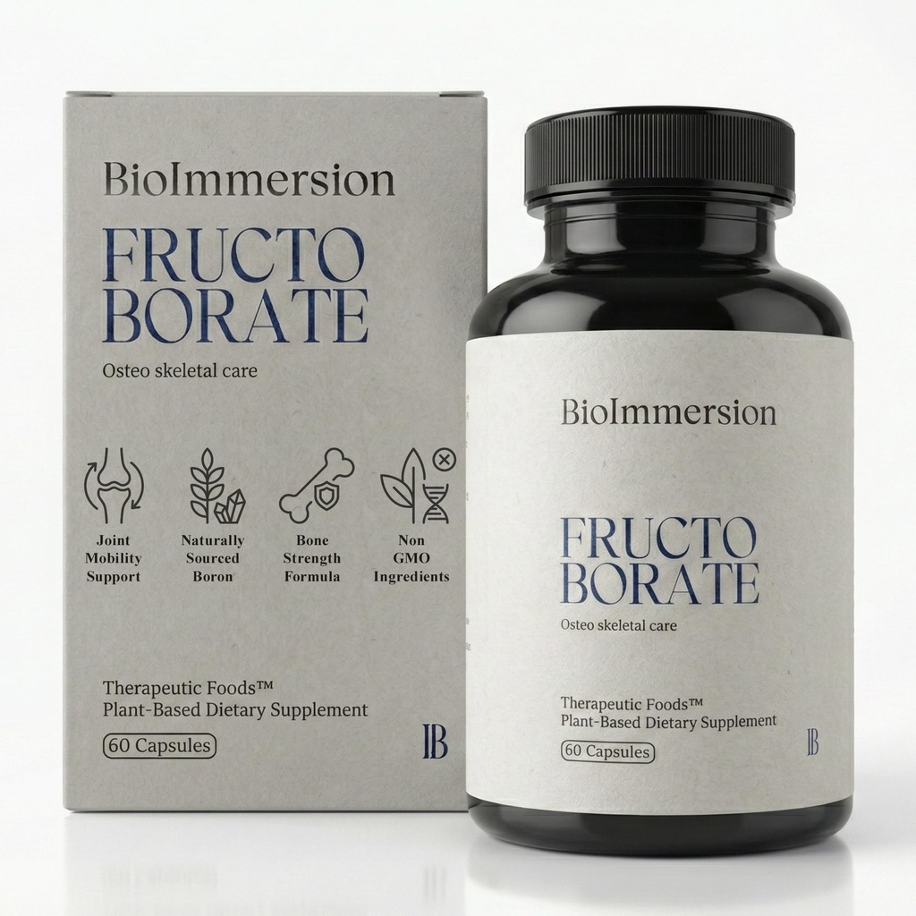 Fructo Borate Complex – podpira skupno mobilnost in moč kosti, Boron dodatek za lajšanje vnetja, 60 Kapsule, Non-GMO