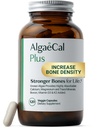 ALGAECAL Ekološki kalcij rdeče alge dodatek za gostoto kosti, vitamin K2 MK7 (100mg), vitamin D3 (1600 i.e.), magnezij (350 mg) in sledljive minerale in moč, enostavno za pogoltniti, 120 Veggie Caps