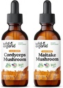 Tinktura gob vrste Wild & Organic Cordyceps 2 fl oz & Maitake