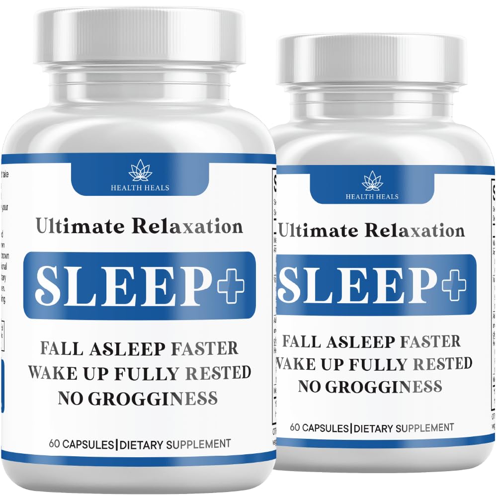 Relaxation Sleep Aid, Naravno nenavadno oblikovanje, Sleep dodatek razvit za podporo za daljše in boljše spanje, Kamilica, Magnezij, Melatonin, Ashwagandha, GABA, Brez zdravil (120 Count)