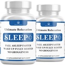 Relaxation Sleep Aid, Naravno nenavadno oblikovanje, Sleep dodatek razvit za podporo za daljše in boljše spanje, Kamilica, Magnezij, Melatonin, Ashwagandha, GABA, Brez zdravil (120 Count)