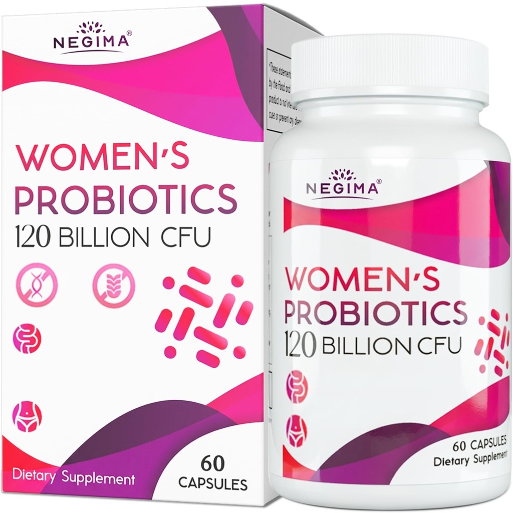 Negima Menopause dopolnila za ženske, 120 milijard CFU probiotiki za ženske, 13-v-1 zelišča in botanični kompleks, za Menopause - 60 kap