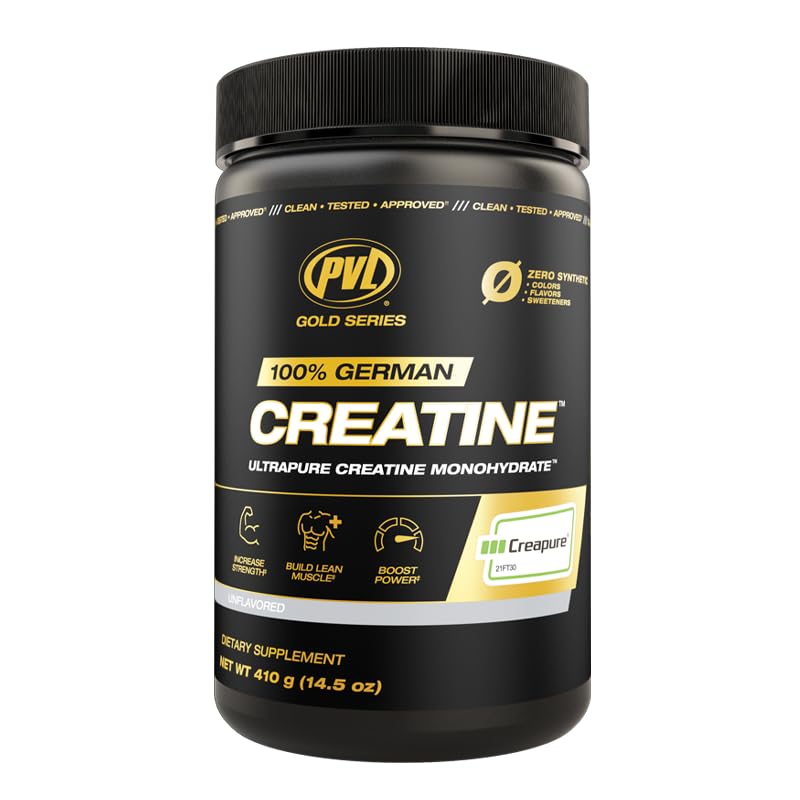 PVL kreapurski kreatin - 100% čisti nemški kreatin monohidrat prašek - 82 strežnikov - 410 g