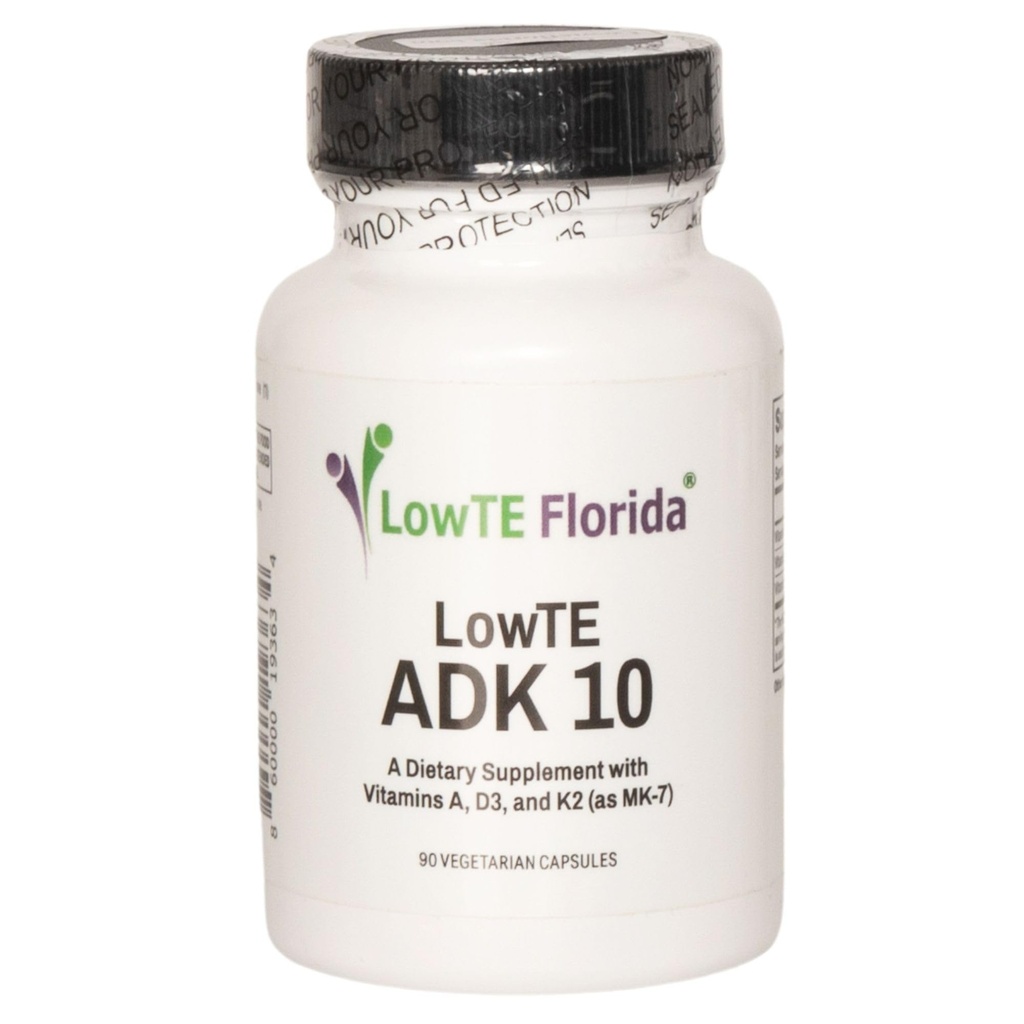 ADK 10-90 Kapsule I Vitamin D3 K2 & A, multivitaminski dodatek za močnejše kosti, zobe in srce* in normalni krvni tlak*, visok jakostni vitamin ADK z vitaminom D3 10.000 i.e.