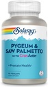 Solaray Pygeum in Saw Palmetto z dodatkom Cranactin, 90 Count