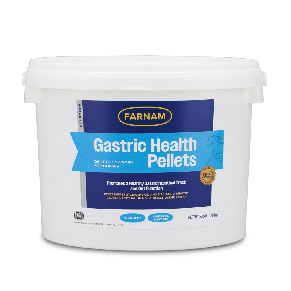 Farnam Gastric Health Pellets, Daily Gut in Digestive Health Supplement za konje pomaga ohraniti zdravo trakta in črevesja funkcijo