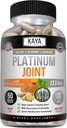 Kaja Natural Platinum - Narava narejena Bioperine, glukozamin, Kurkuma z Boswellia, Zdrave antioksidant lastnosti, Kurkumin 1334mg - 60 Kapsule