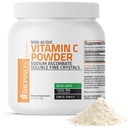Bronzon nekislinski vitamin C v prahu natrijev askorbat ne- gensko spremenjeni topni kristali - zdrav imunski sistem, antioksidant in zaščita celic, 1 kilogram (2,2 lbs, 35,3 ounce)