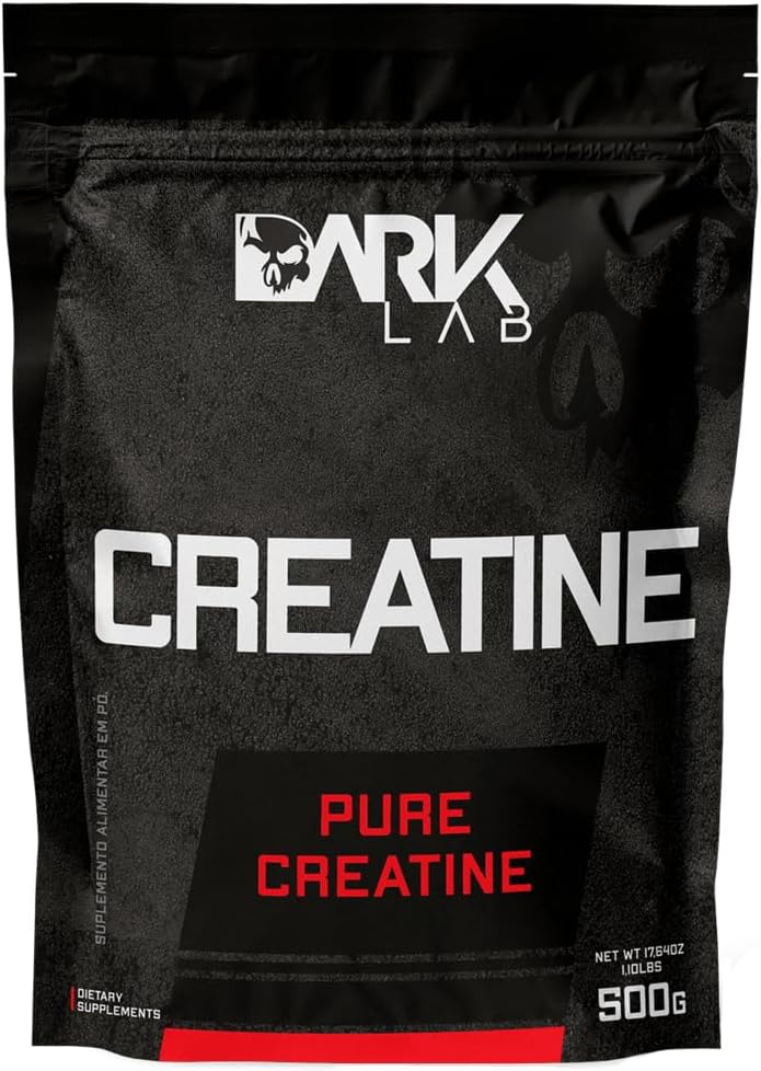 Temni Lab Kreatin Monohidrat 166 Servisi, 100% Pure Creatine 500g, doplačilo za podporo izgradnji mišic, večjo moč, energijo in izboljšano atletsko zmogljivost