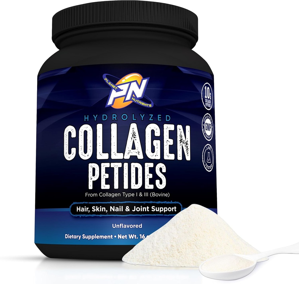 Hidrolizirane kolagenske peptide - vitamini za lase, kožo, nohte in skupno podporo tipa I in III