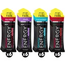 NewTrition® Extra Strength Energy Shots 1.7 fl oz (Pack of 24, 4 arome) - 250mg kofein z B vitamini in aminokislinami, brez sladkorja brez kalorij Vitamin Energy Drink za fokus in vzdržljivost (Mešano-1)