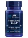 Life Extension Fast action Relief, Črna Sezamova semena, Kurkurja, Boswellia, Joint Support Supplement, Quick Relief for neugodje v kosteh, Joints & Muscles, Gluten-free, Non-GMO, 60 mehkejši