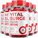 (5 Pack) Vital Surge Gumies - Uradna Formula - Največja moč Vital Surge Gumies, Vitalsurge Vitamin dodatek Gumies Napredna Wellness podpora, Vital Surge Gumies Made in USA (300 Gumies)