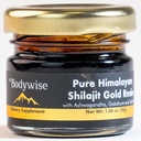 Bodi Bodywise Pure Himalajan Shilajit Resin Gold I Lab Tested I Ashwagandha, Gokshura & Saffron I Fulvic Acid & Trace Minerali I Shilajit za moške in ženske 