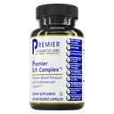Premier Research Labs Premier BP Complex - Heart Health Supplements, BP Formula, Česen Alicin dodatek, Naravni zeliščni BP podpora tablete z Reishi & Cayenne Pepper - 60 Vegetarijanske kapsule