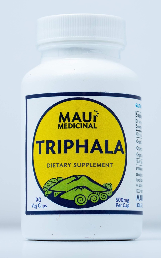 TRIPHALA 90 Veggie kapsule - 500 mg na kapsulo Organska zeliščna formula