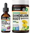 BIO KRAUTER mleko osat Tinkture 2 Fl. Oz. & Dandelion 60 Gummies