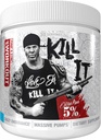 Rich Piana 5% Nutrition Kill It Pre Workout Powder w/Creatine, Jitter-Free Caffeine, NO-Booster, Beta Alanine, L-Citrulin za fokus, Pump, vzdržljivost, Recovery 13.23 oz, 30 Srvgs (Blueberry Lemonade)