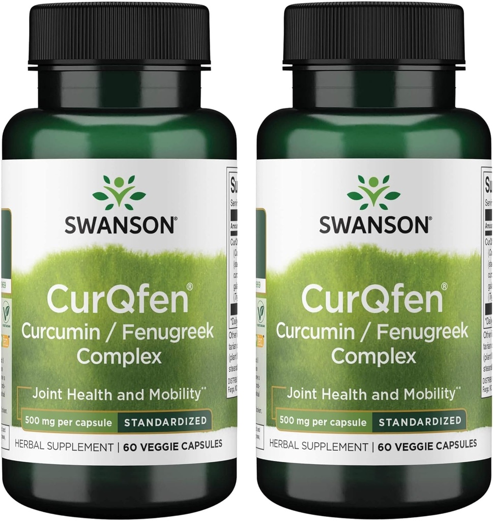 Curqfen Curcumin/Fenugreek Complex 60 Veg kapsule (2 pakiranji)