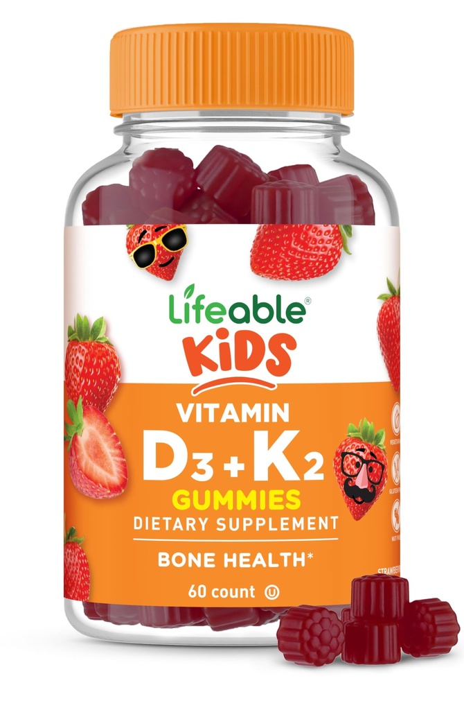 Življenjski otroci Vitamin D3 K2 Gummies 