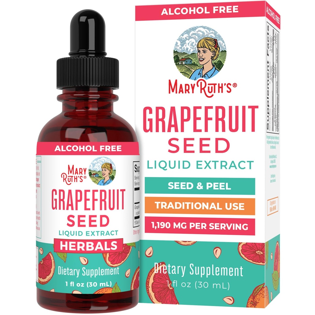 MaryRuth Organics Grenivke Seme Ekstrakt Grenivke Semenska olja Kapljice 