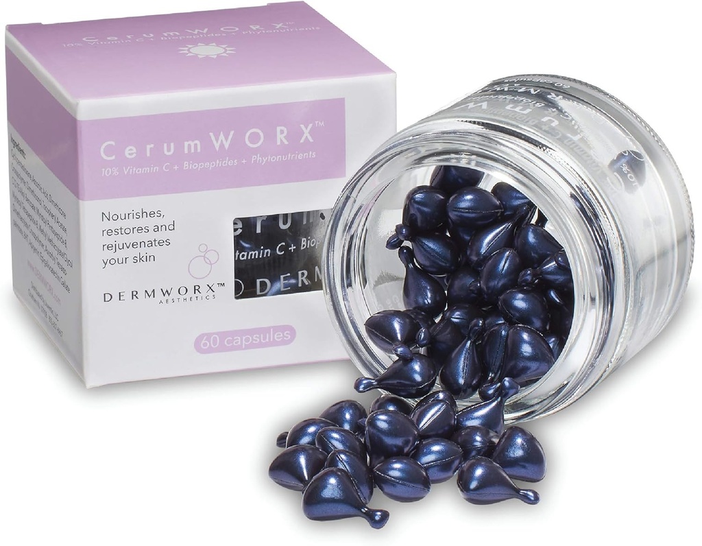 CerumWORX dan Serum: 10% kapsule vitamina C