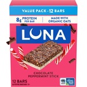 LUNA Bar - Čokolada Peppermint Stick Flavor - Prigrizki - Ne-GMO - Gluten-free Protein Bars - Izdelano z organskimi oves (12 Pack)