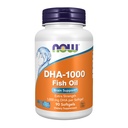 NOW Foods Supplements, DHA 1.000 Možganska podpora, Dodatna moč, 1000 mg DHA, 90 Softgels
