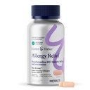Foster & Trive Fexofenadine HCl Non Drowsy Alergy Relief for Hay Fever, Pollen, Srbeče oči, in Sezonske alergije, učinkovita podpora za otroke in odrasle, 180 mg, 100 tablet