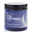 Youngevity Beyond Sleep Gummies – Rastlinsko sušeni melatonin, GABA, L-Tryptofan, Kamilica – Podpira mirno spanje in sprostitev – Tart Cherry Flavor – 60 Vegan, brez sladkorja Gumies