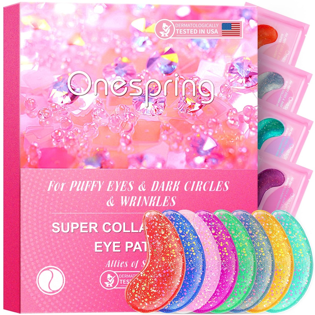 Pod očesnimi obliži (24 parov) - Eye Gel Pads za gube, Puffy oči, temne kroge, oči vrečke, naravne kolagenske oči pads, pod oči maske obliži za osvežitev, Revitalizing