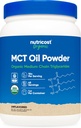 Nutricost Organic MCT Oil Powder 1 LB - Certified USDA Organic, Super za Keto, Ketosis in Ketogene Diete - nič neto ogljikovih hidratov (srednja veriga triglicerid)