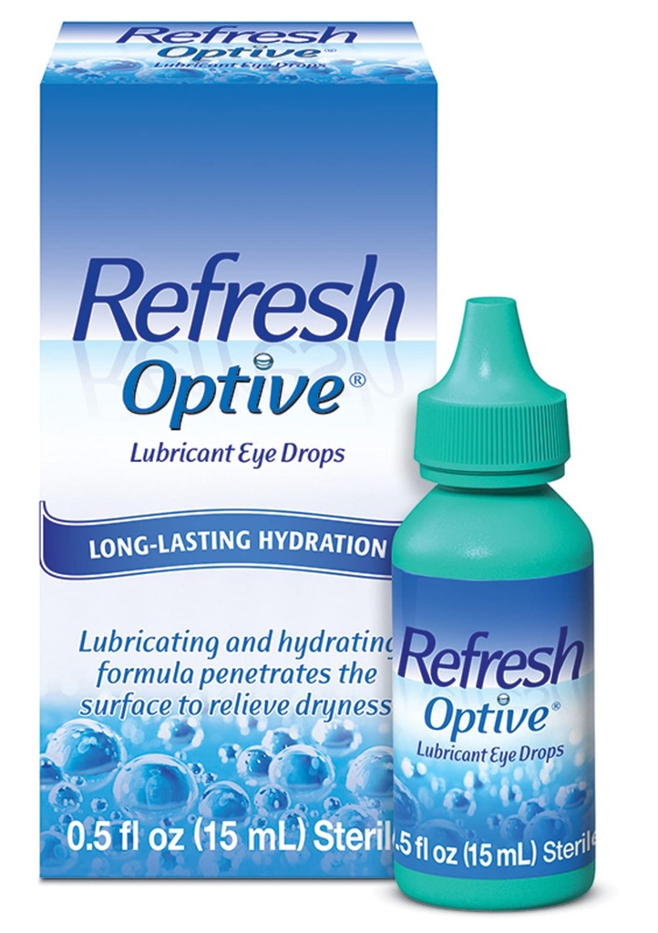 Osveži Optive Lubricant kapljice oči, 0.5 Fl Oz Sterile