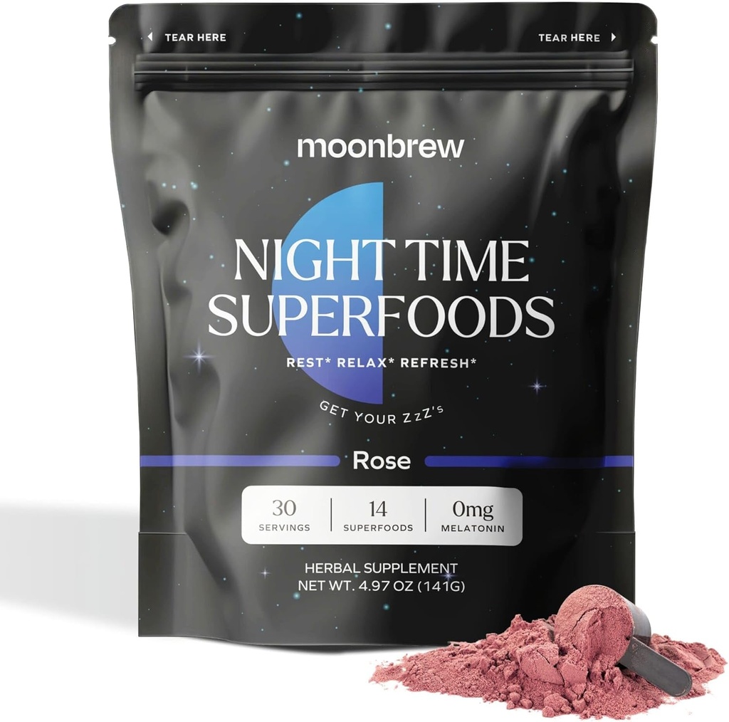MoonBrew Magnezijev spalni čaj: naravni Melatonin-free Sleep Aid 