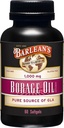 Barlean's Borage Oil Supplements, Hladno stiskano Pure Borage Seed Oil Supplement Softgels za moške in ženske, 1000 mg GLA maščobne kisline, 60 Število