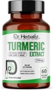 Dr. HERBALIST Kurkumin ekstrakt 250mg – 60 Veganske kapsule 