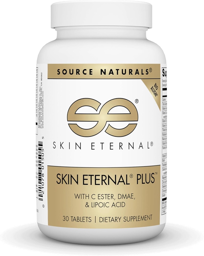 Vir Naturals Skin Eternal Plus, s C Ester, DMAE, & Lipoic Acid - 30 tablet