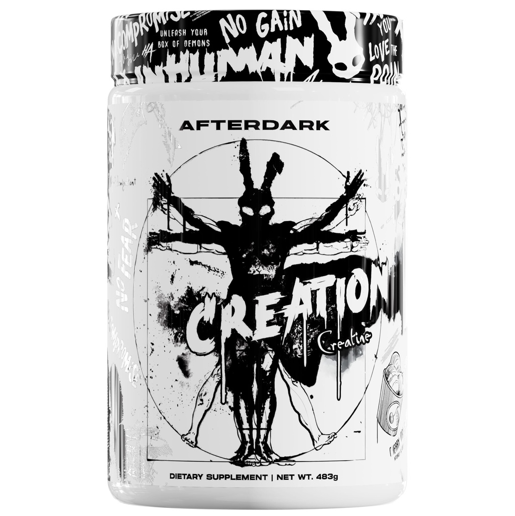 AfterDark Supplements Creatin Monohidrat v prahu, 10000mg Kreatin Matrix mešanica, Spodbuja moč, vzdržljivost in mišično rast, GMP Certified, ZDA Made, 21 Servings, Cherry italijanski led