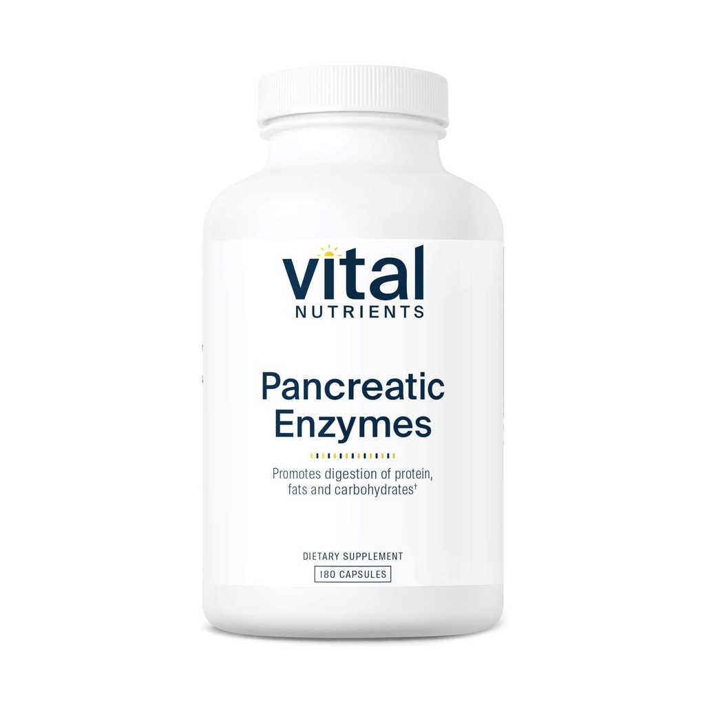 Vitalne hranilne snovi encimi trebušne slinavke 1000 mg (celotna moč) 