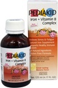 Železo + vitamin B Complex Vse nove formule Naravni vitamini in mineralni dodatek za pomoč otrokom z utrujenostjo, utrujenostjo in slabimi pogoji